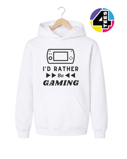 I'd Rather Be Gaming Youth Hoodie