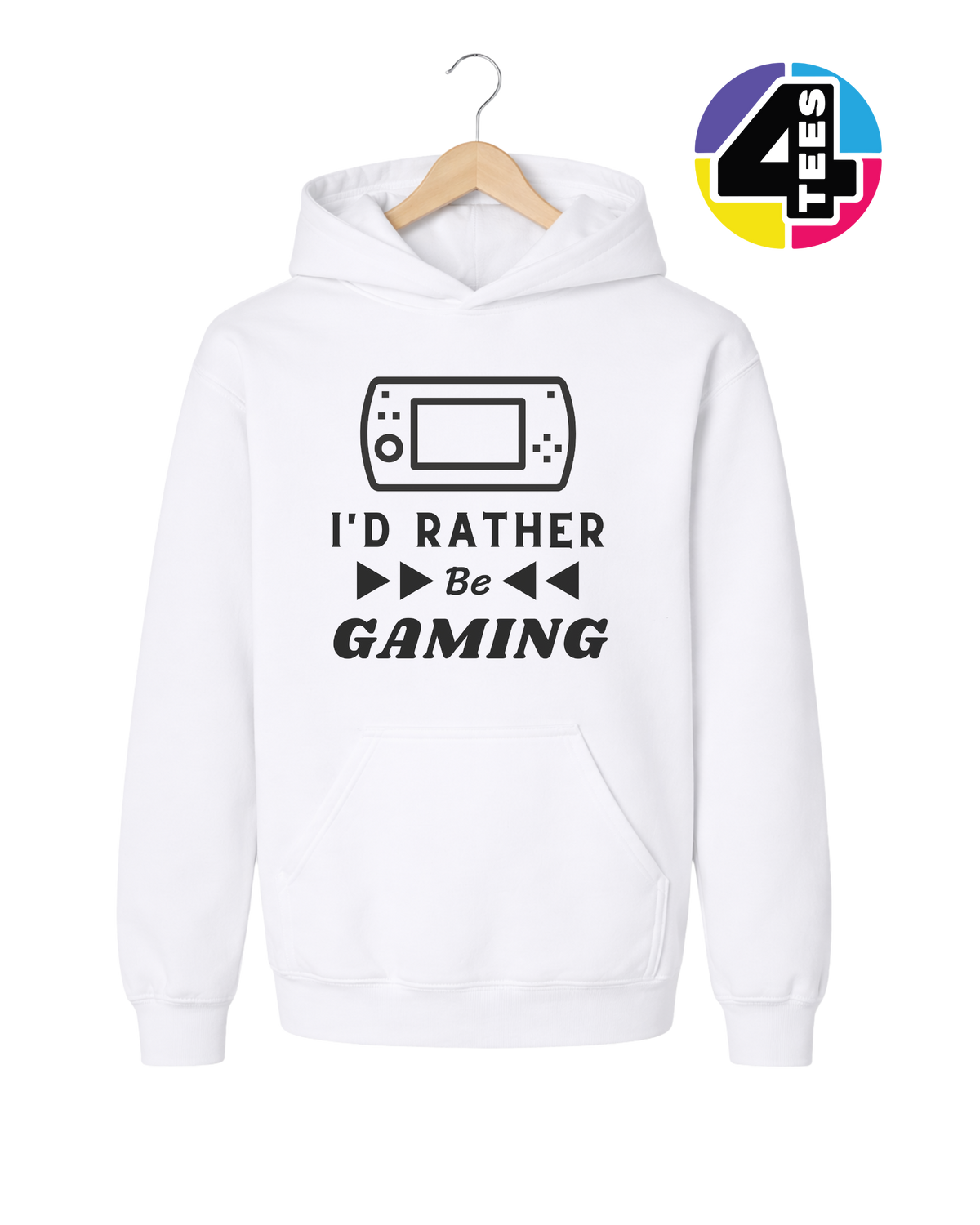 I'd Rather Be Gaming Youth Hoodie