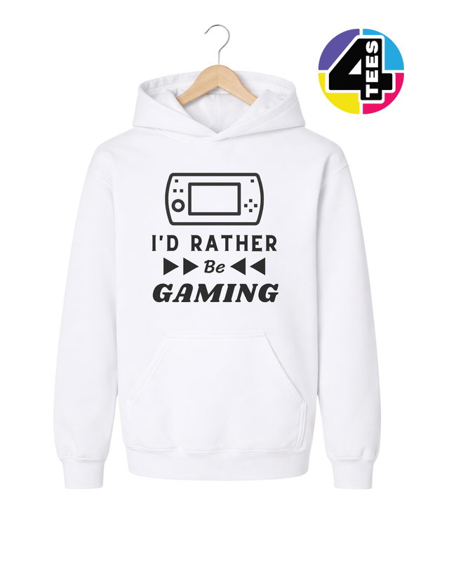 I'd Rather Be Gaming Youth Hoodie