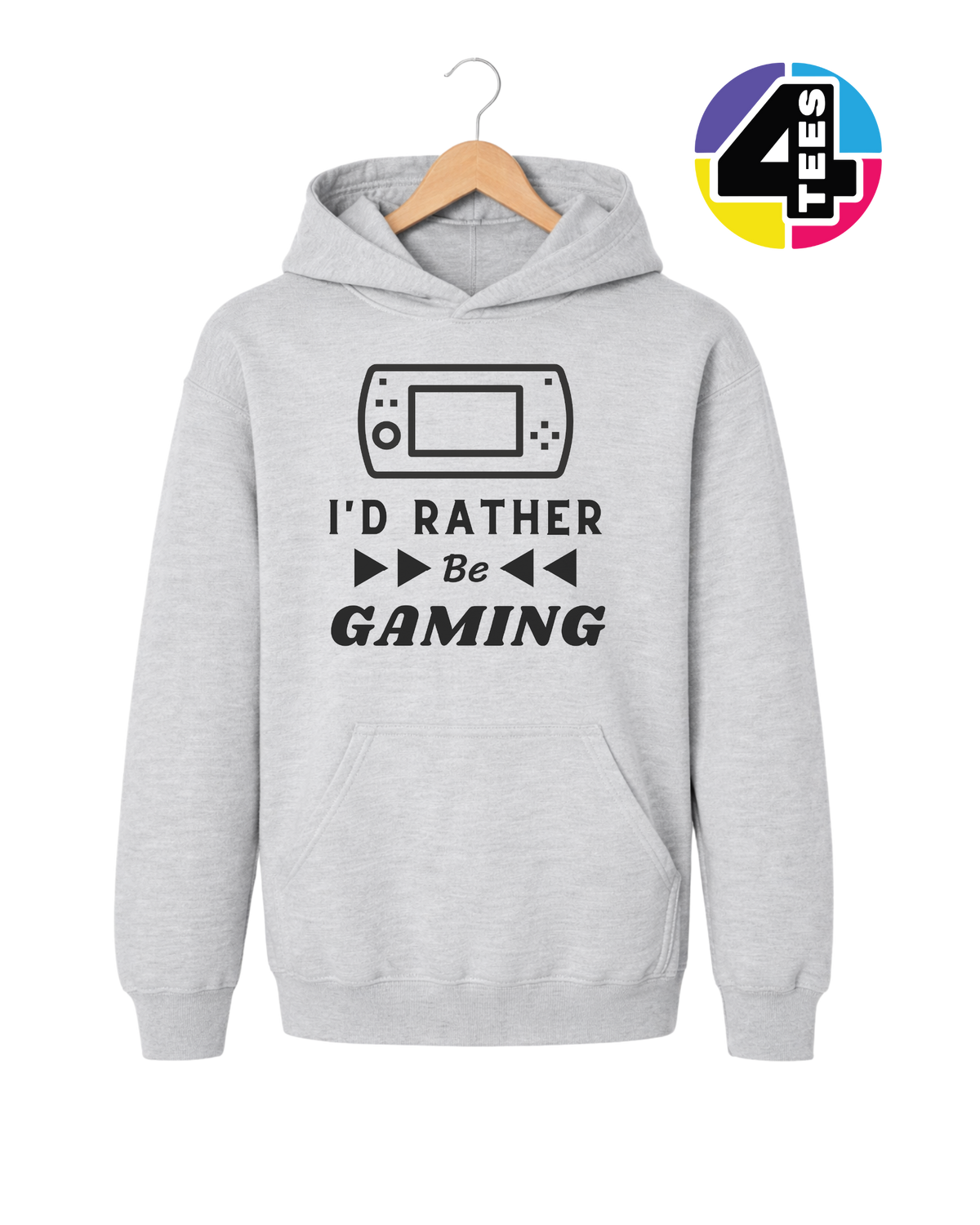 I'd Rather Be Gaming Youth Hoodie