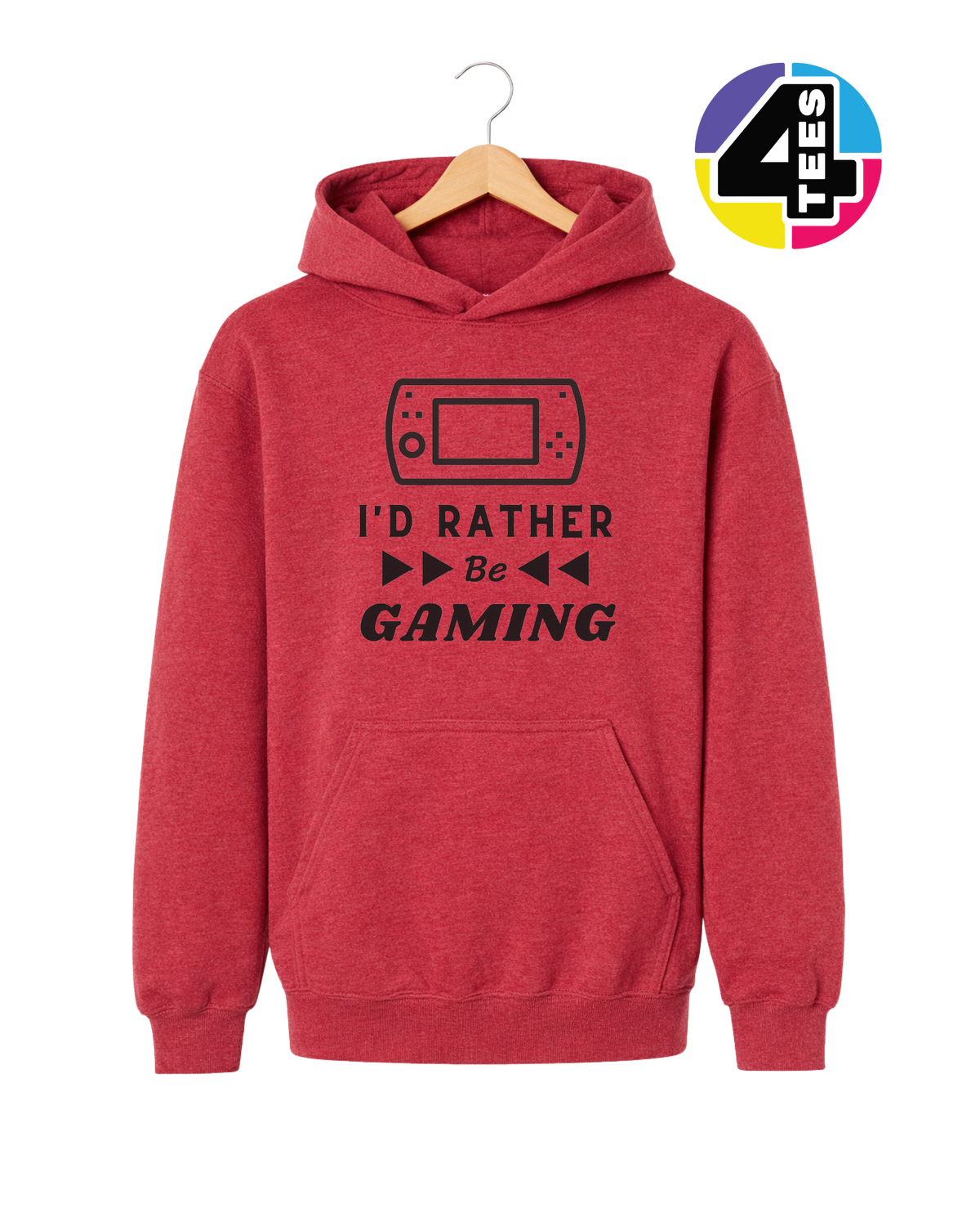 I'd Rather Be Gaming Youth Hoodie
