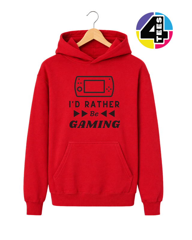 I'd Rather Be Gaming Youth Hoodie