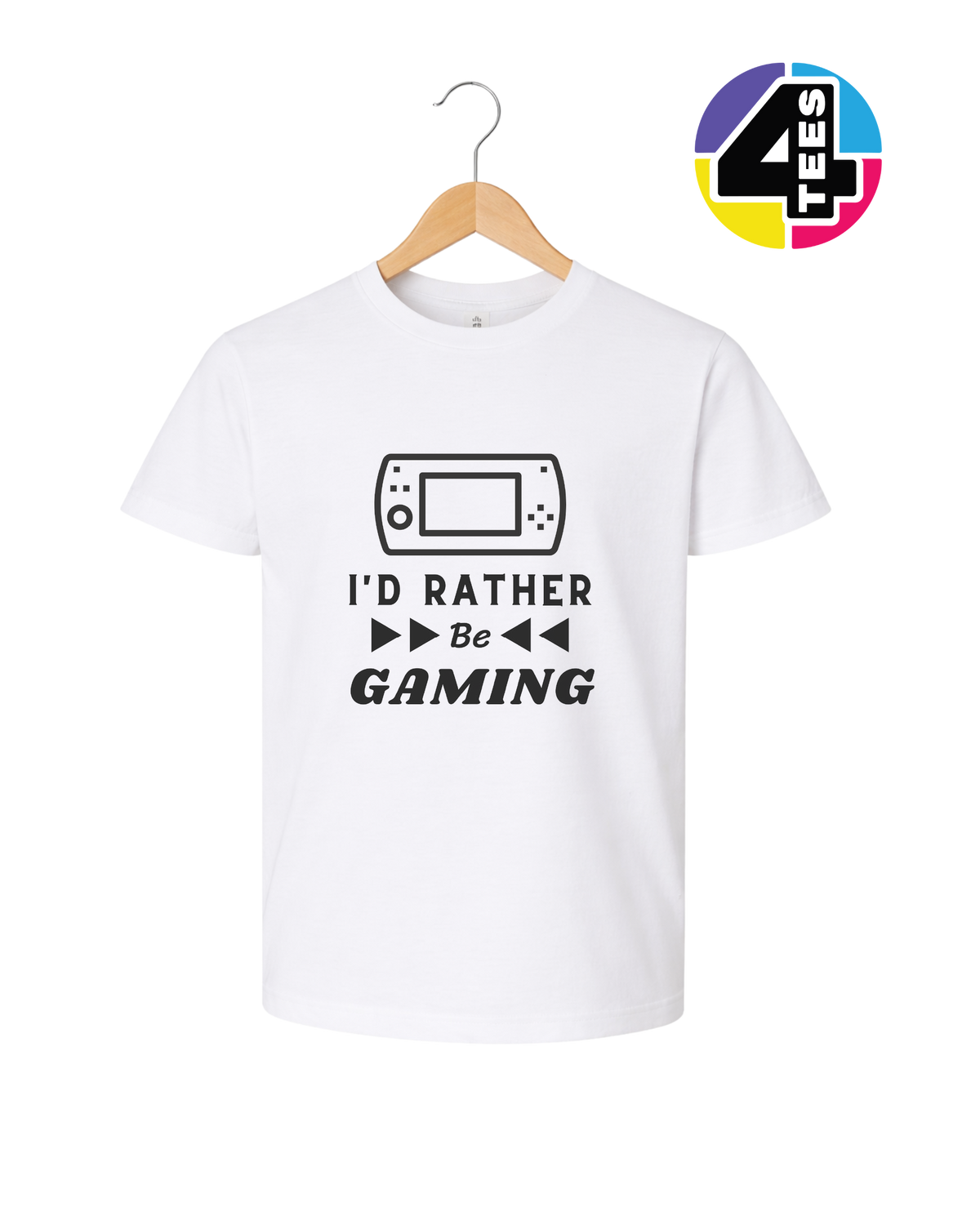 I'd Rather Be Gaming Youth Tee