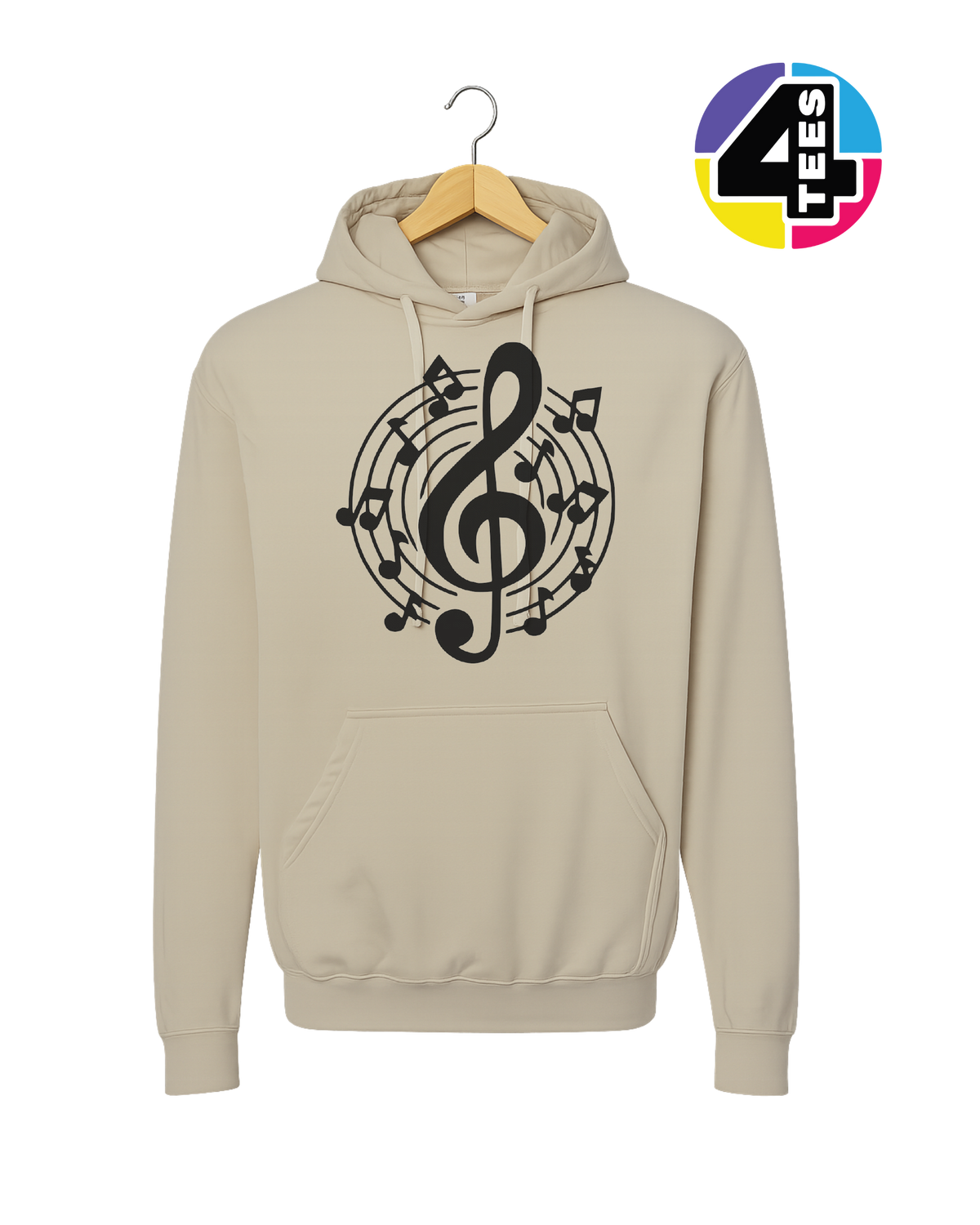 Music Notes in Harmony Hoodie