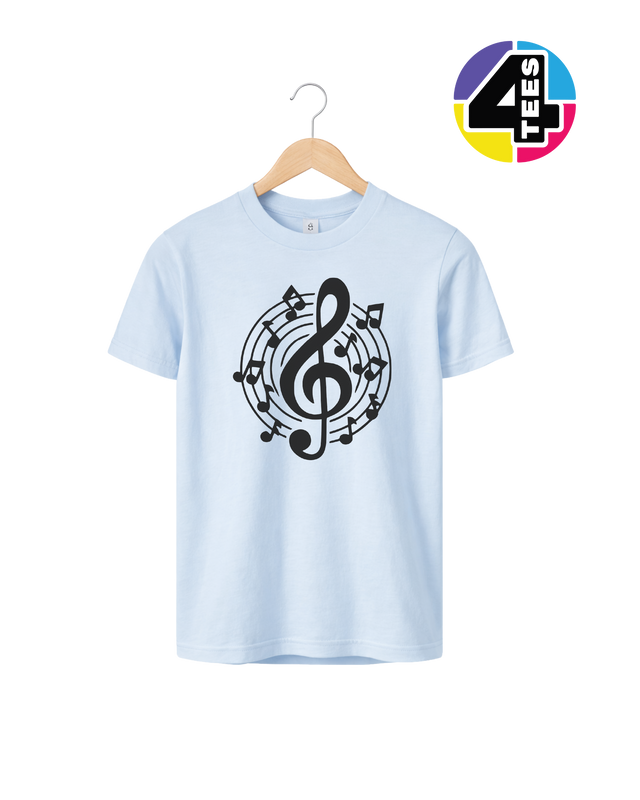 Music Notes in Harmony Youth Tee