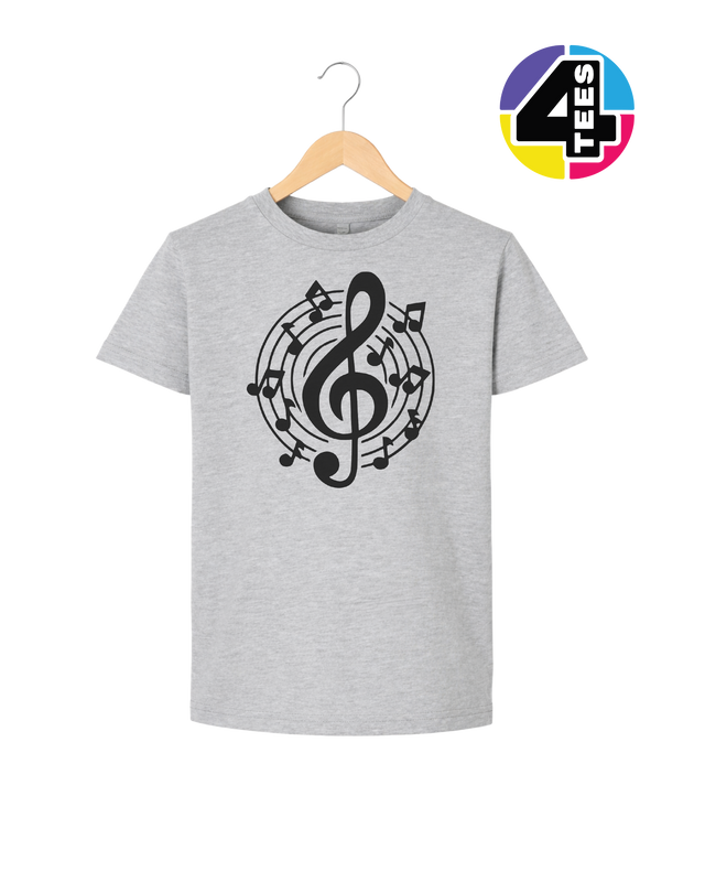 Music Notes in Harmony Youth Tee