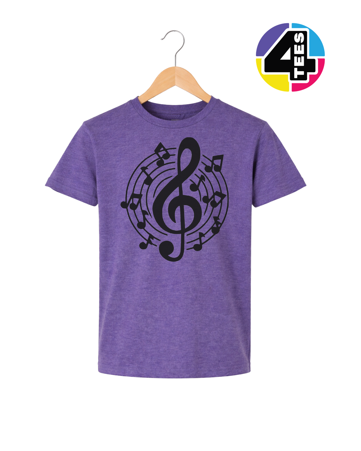 Music Notes in Harmony Youth Tee