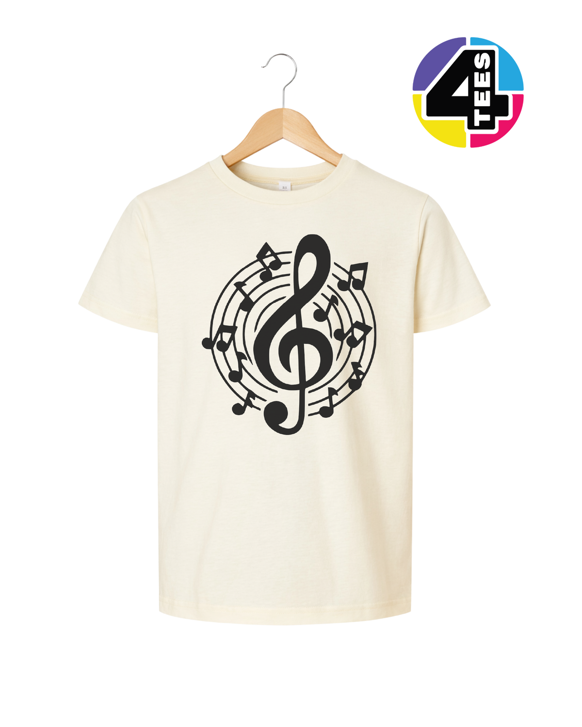 Music Notes in Harmony Youth Tee