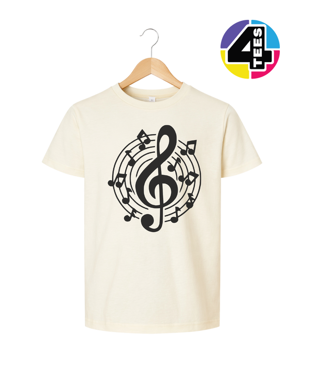 Music Notes in Harmony Youth Tee
