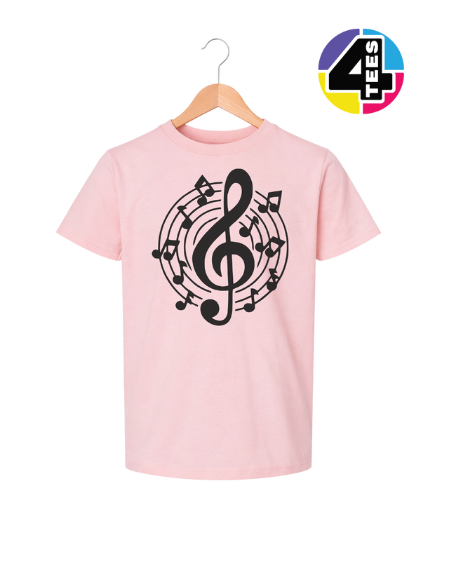 Music Notes in Harmony Youth Tee