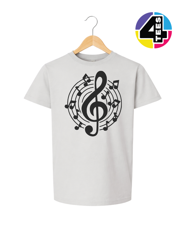 Music Notes in Harmony Youth Tee