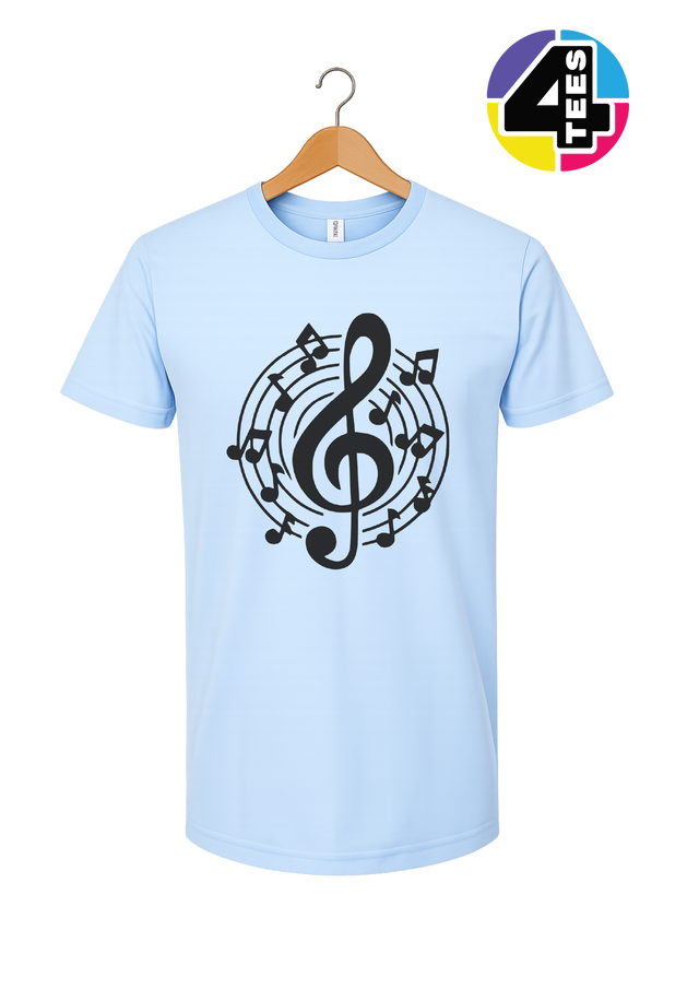 Music Notes in Harmony Tee