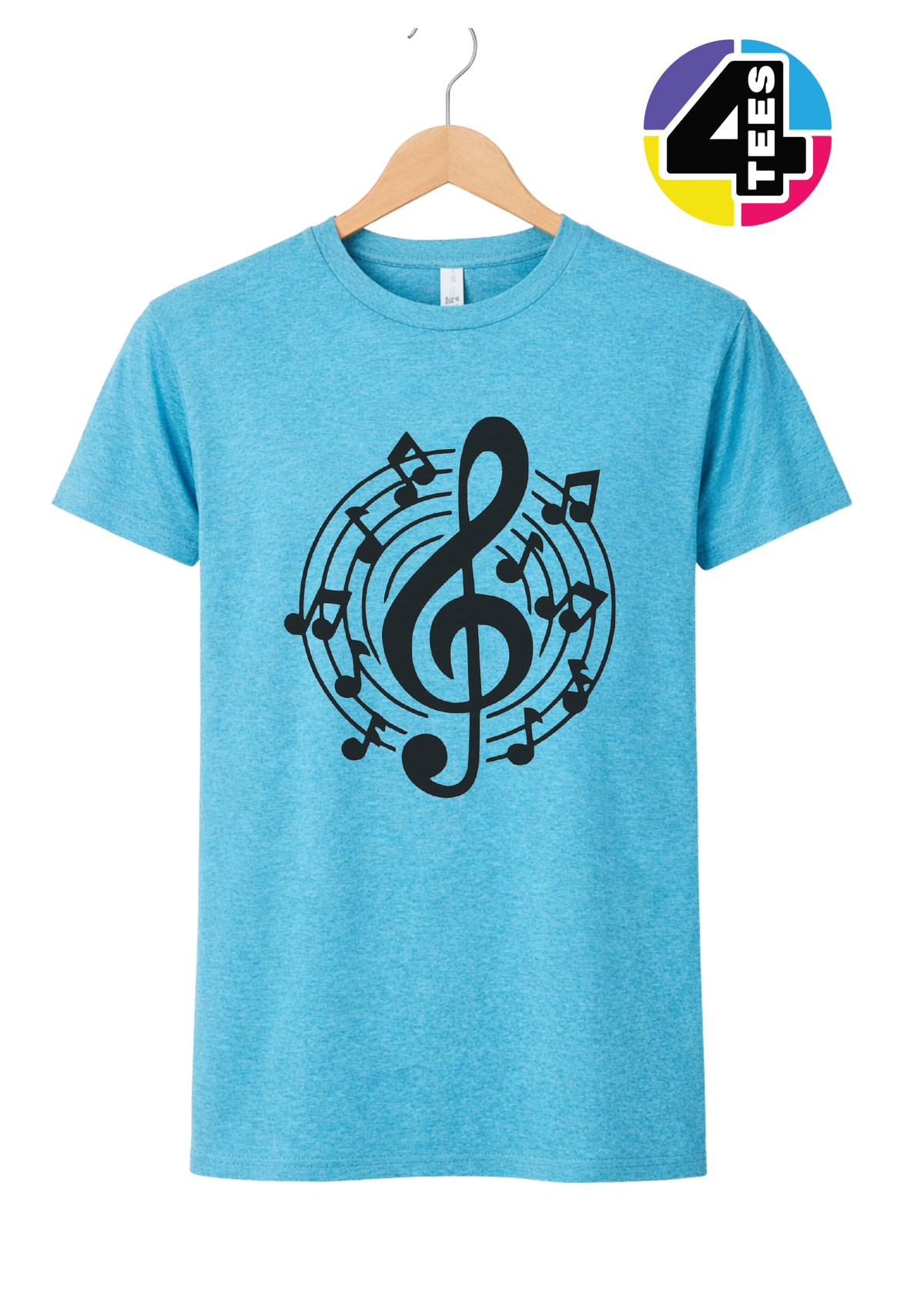 Music Notes in Harmony Tee