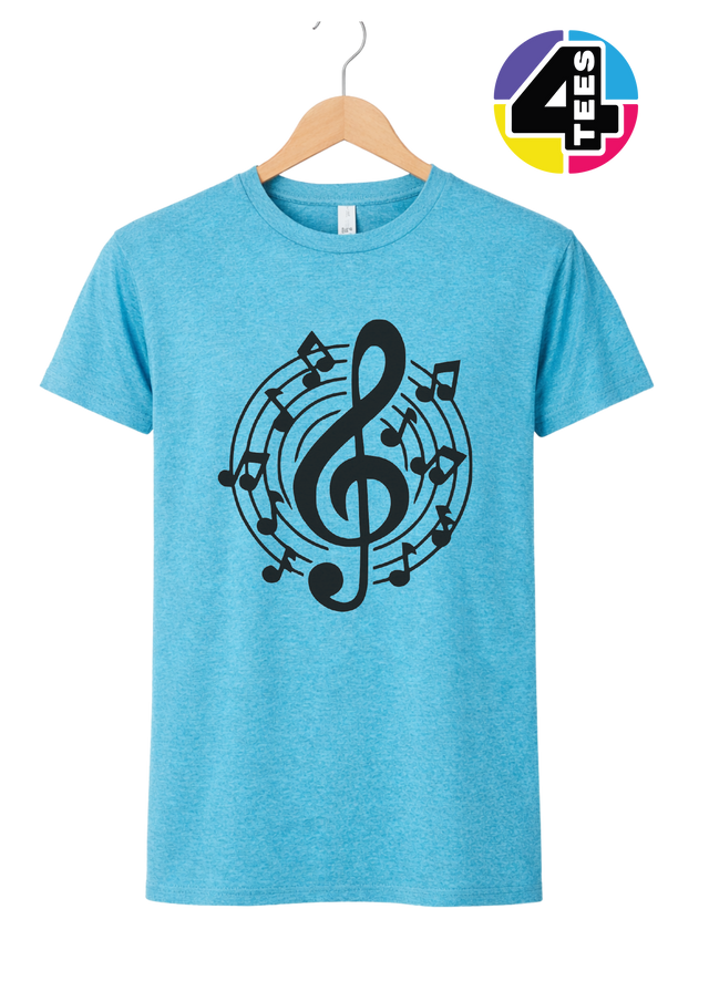 Music Notes in Harmony Tee