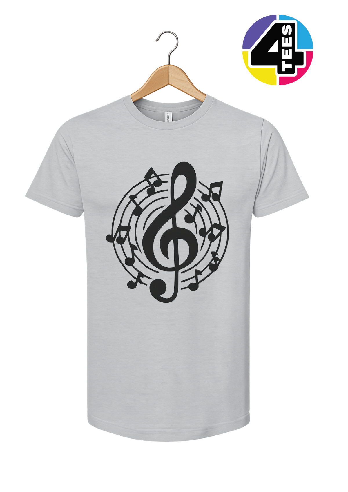 Music Notes in Harmony Tee