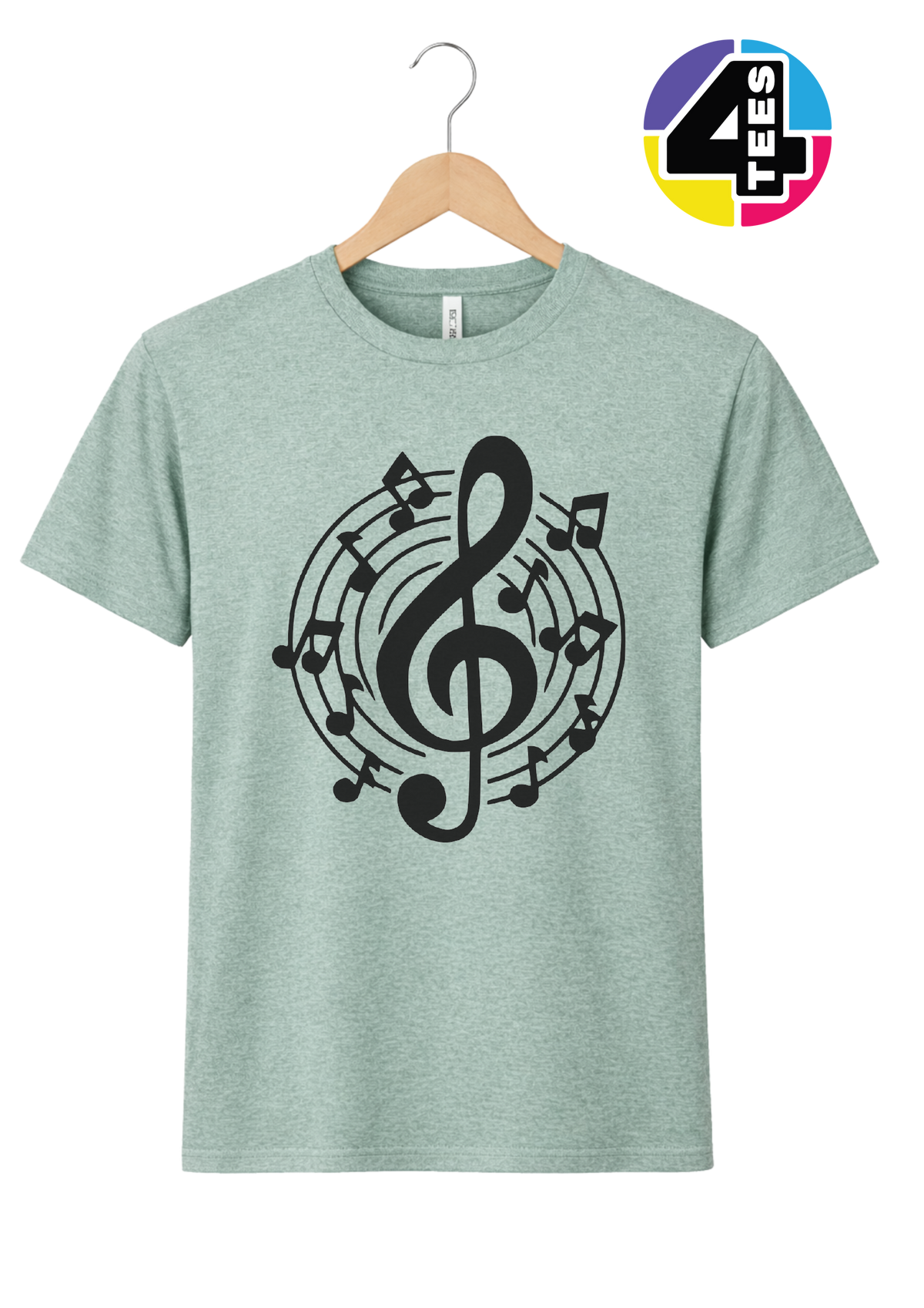 Music Notes in Harmony Tee