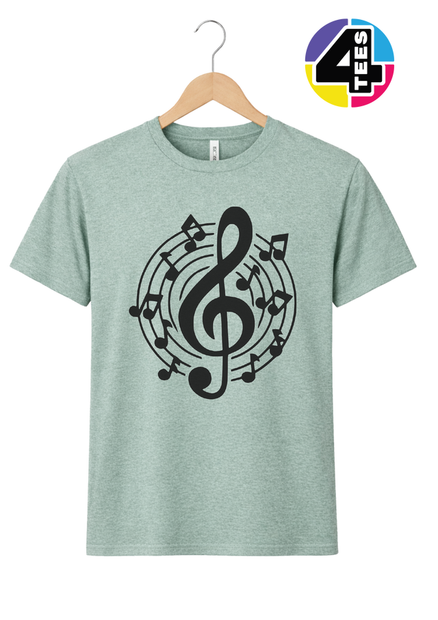 Music Notes in Harmony Tee