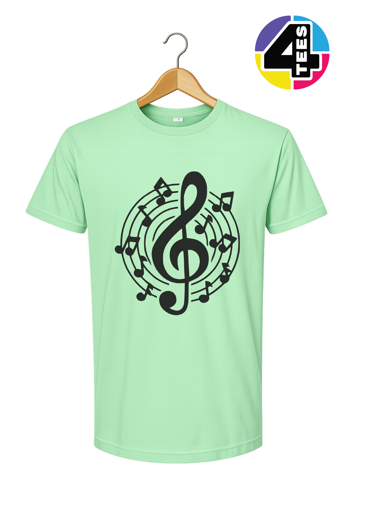 Music Notes in Harmony Tee