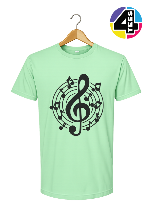 Music Notes in Harmony Tee
