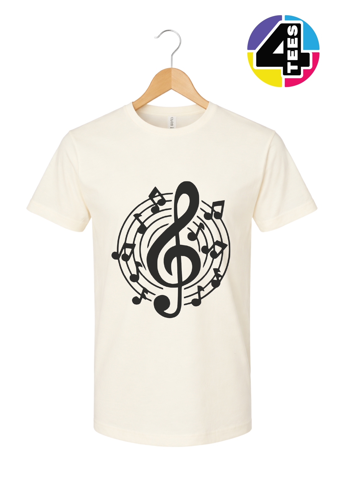 Music Notes in Harmony Tee