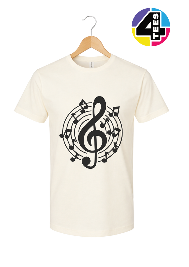 Music Notes in Harmony Tee
