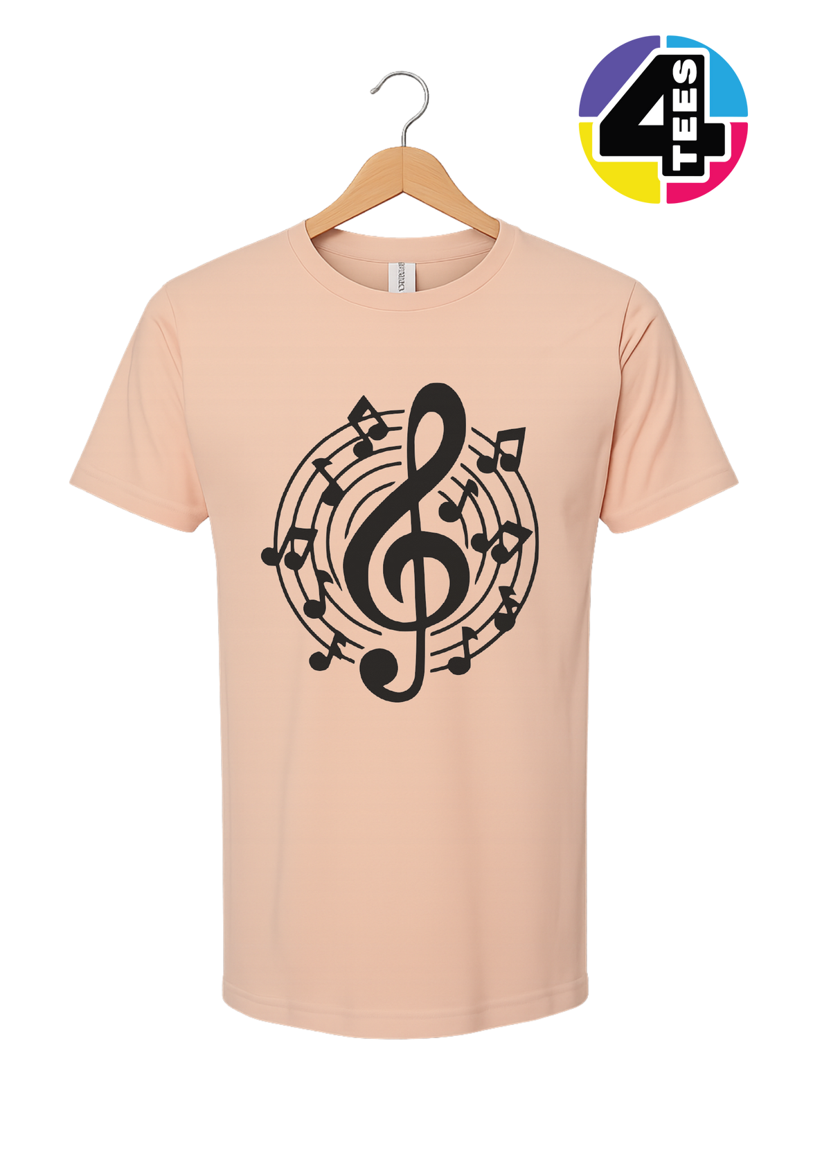 Music Notes in Harmony Tee