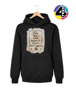 Keep Calm & Listen to Music Youth Hoodie