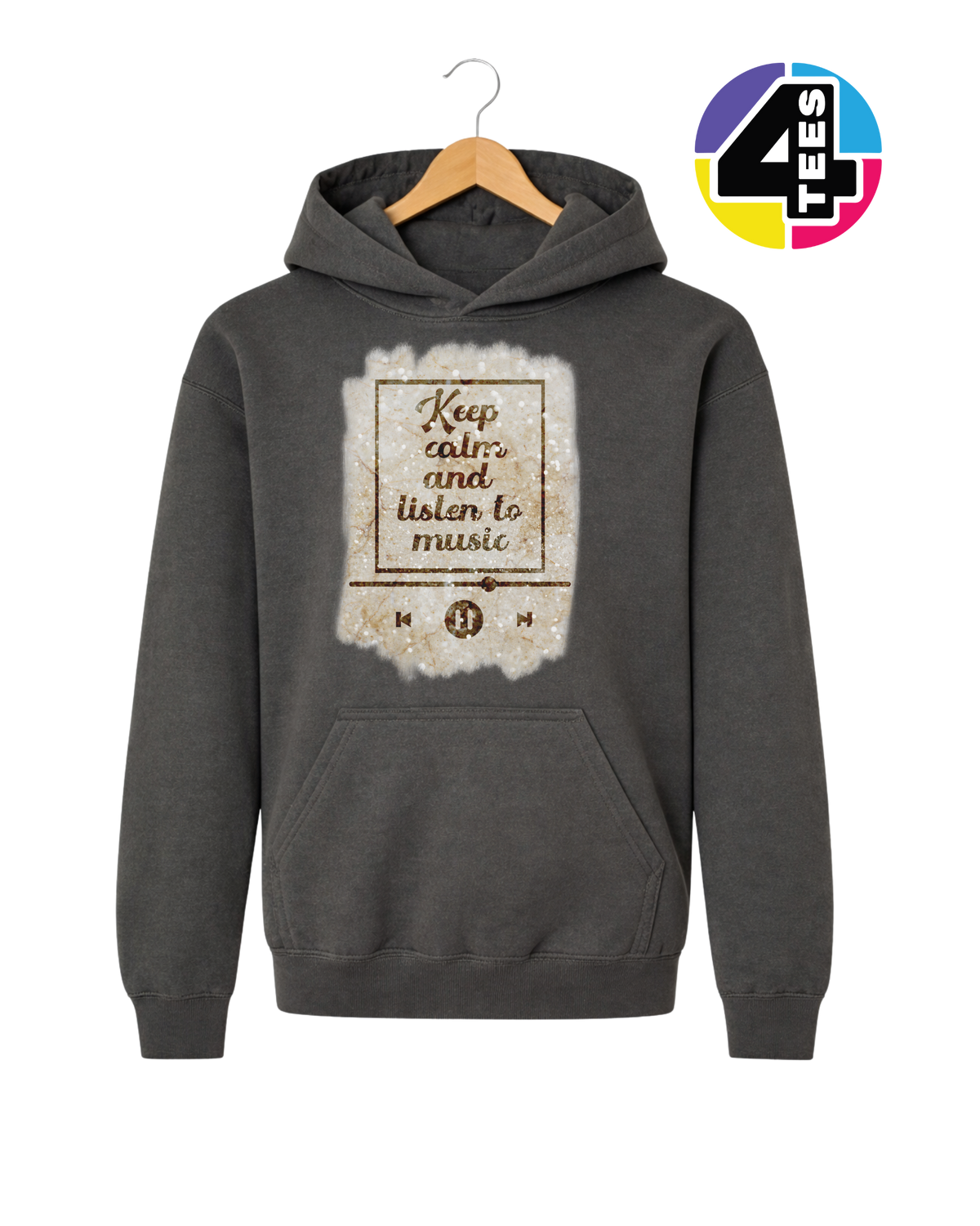Keep Calm & Listen to Music Youth Hoodie