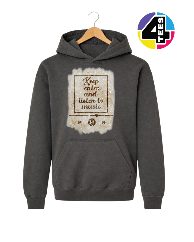 Keep Calm & Listen to Music Youth Hoodie