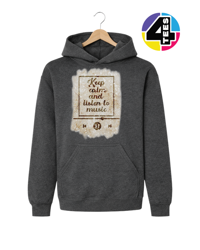 Keep Calm & Listen to Music Youth Hoodie