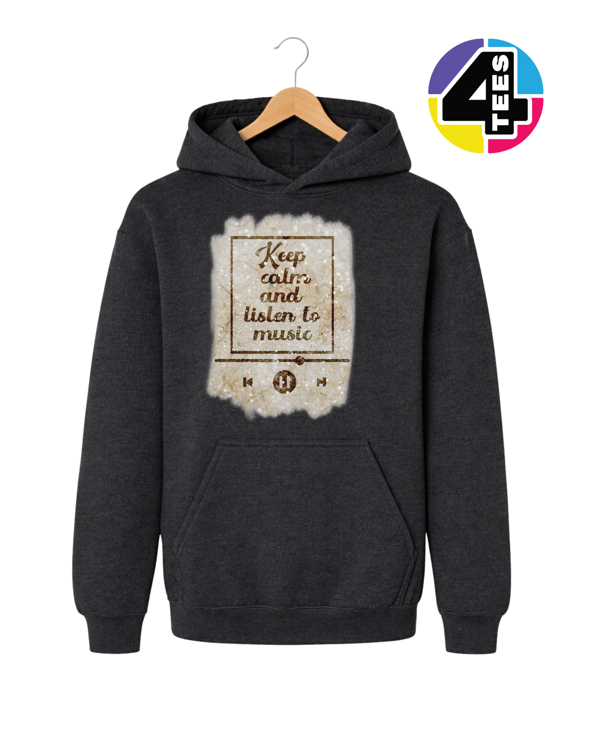 Keep Calm & Listen to Music Youth Hoodie