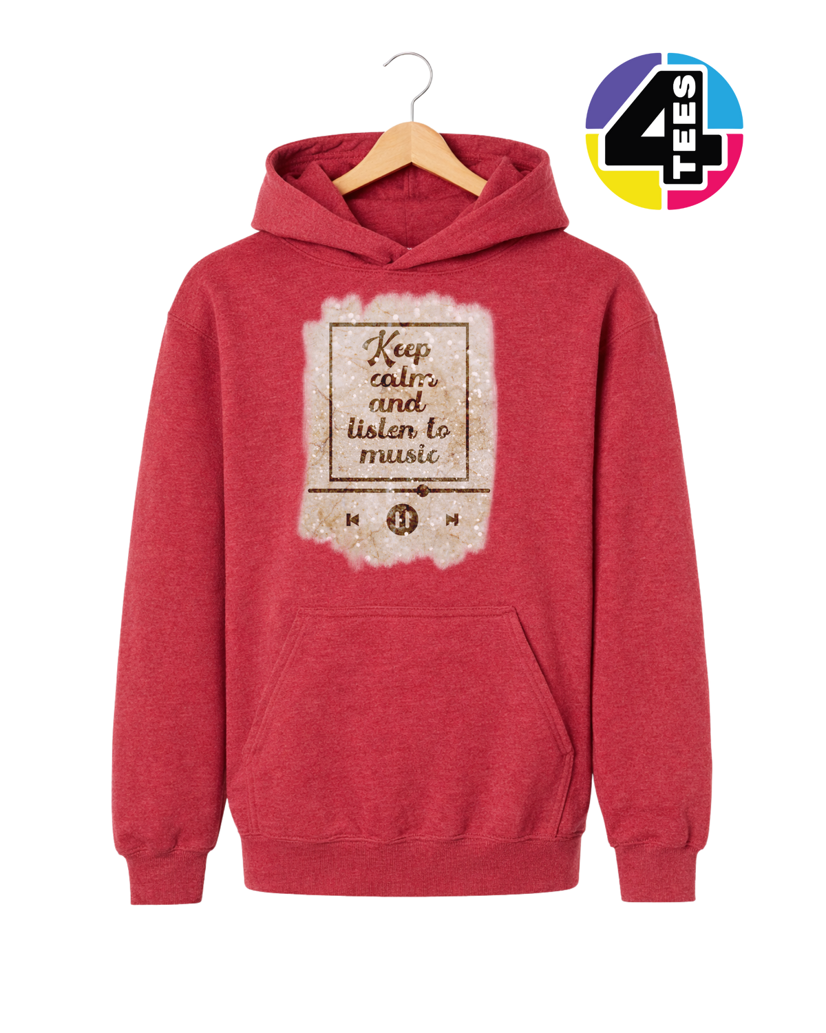 Keep Calm & Listen to Music Youth Hoodie