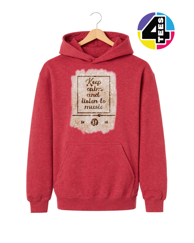 Keep Calm & Listen to Music Youth Hoodie