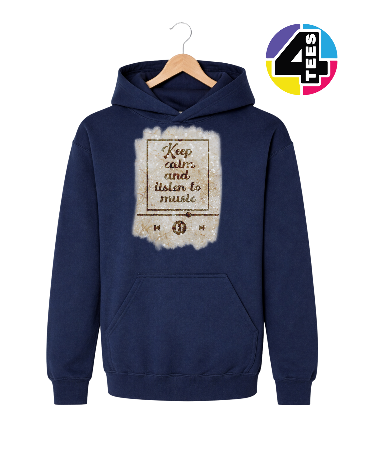 Keep Calm & Listen to Music Youth Hoodie