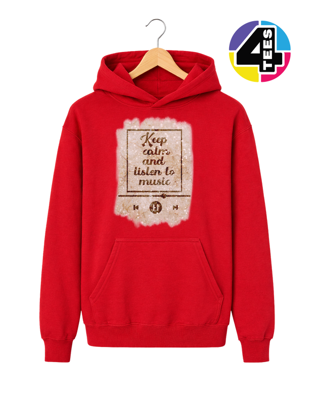 Keep Calm & Listen to Music Youth Hoodie