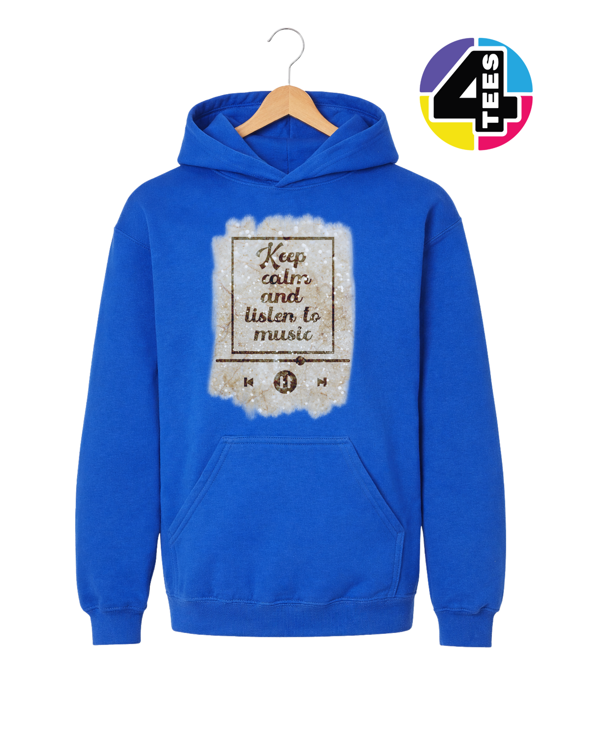 Keep Calm & Listen to Music Youth Hoodie