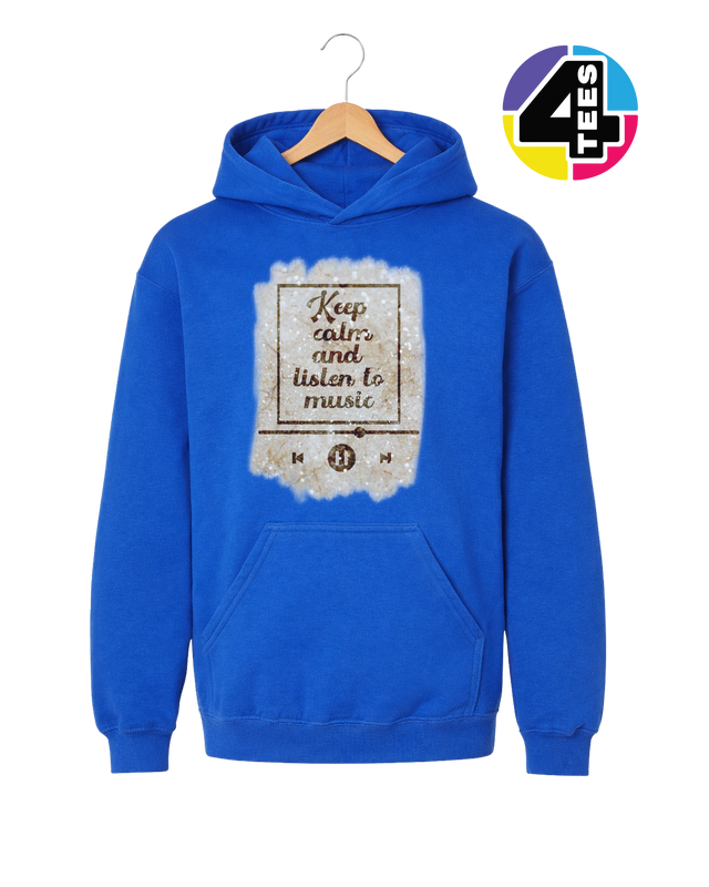 Keep Calm & Listen to Music Youth Hoodie