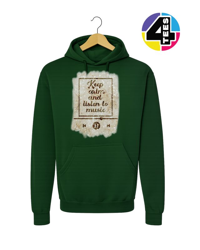 Keep Calm & Listen to Music Hoodie