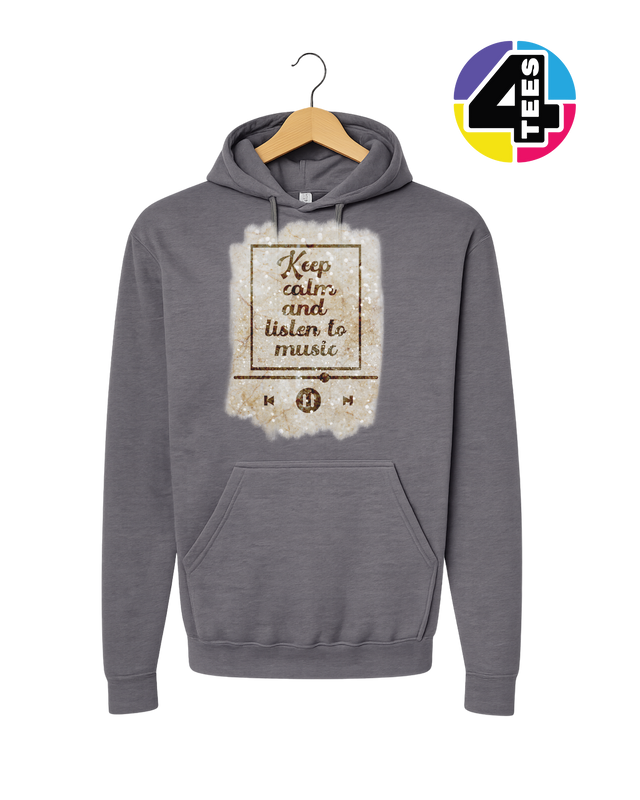 Keep Calm & Listen to Music Hoodie