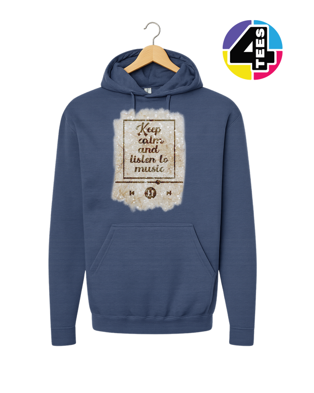 Keep Calm & Listen to Music Hoodie