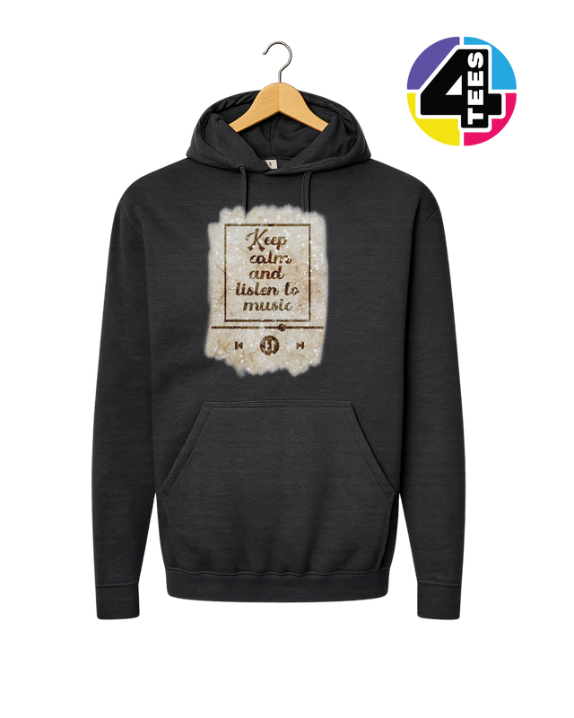 Keep Calm & Listen to Music Hoodie