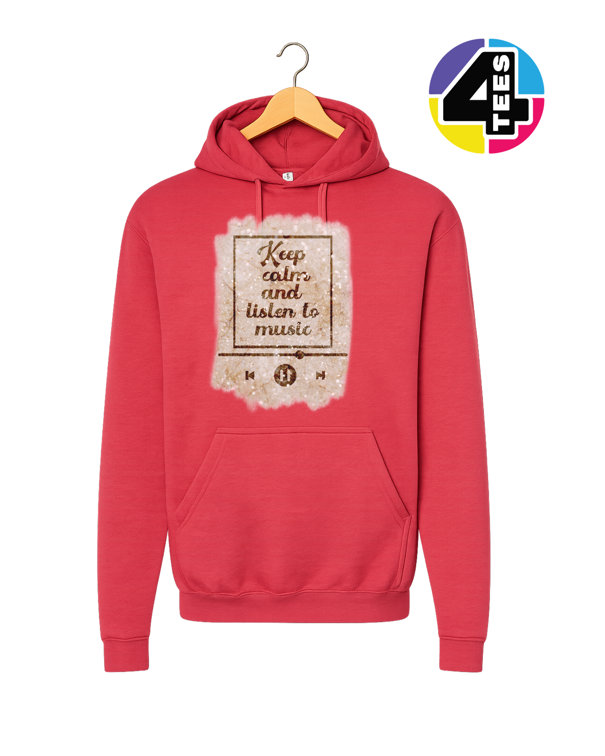 Keep Calm & Listen to Music Hoodie