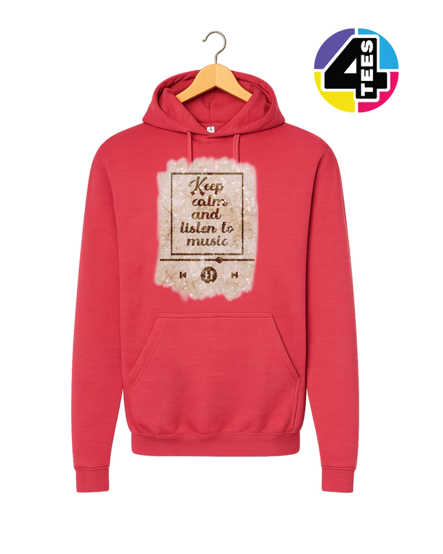 Keep Calm & Listen to Music Hoodie