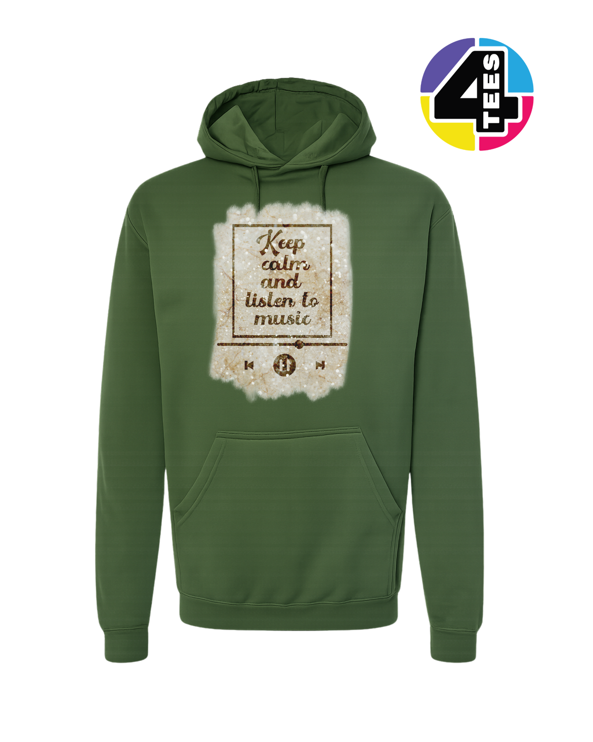 Keep Calm & Listen to Music Hoodie