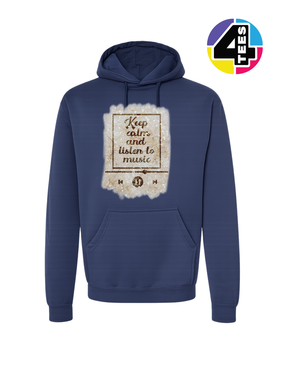 Keep Calm & Listen to Music Hoodie