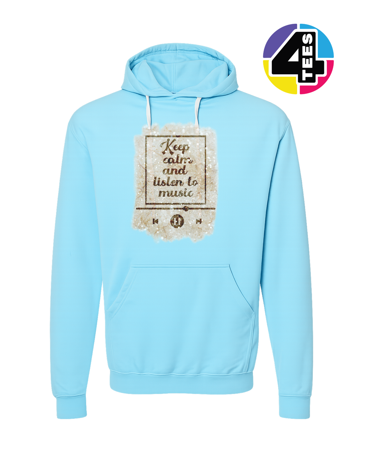 Keep Calm & Listen to Music Hoodie