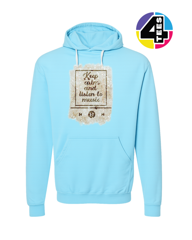 Keep Calm & Listen to Music Hoodie