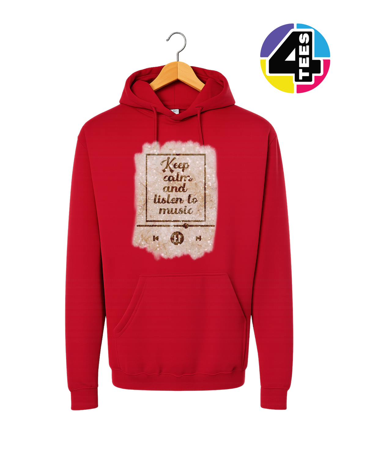 Keep Calm & Listen to Music Hoodie