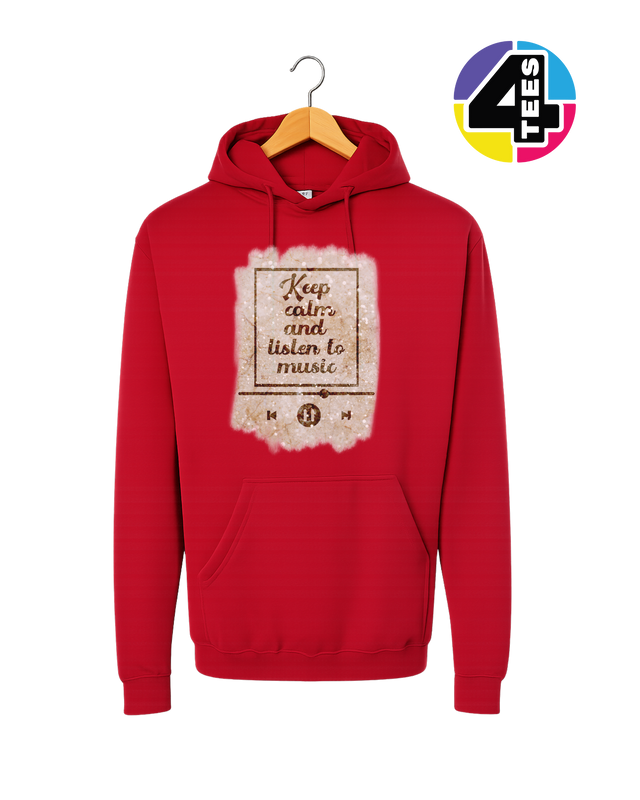 Keep Calm & Listen to Music Hoodie