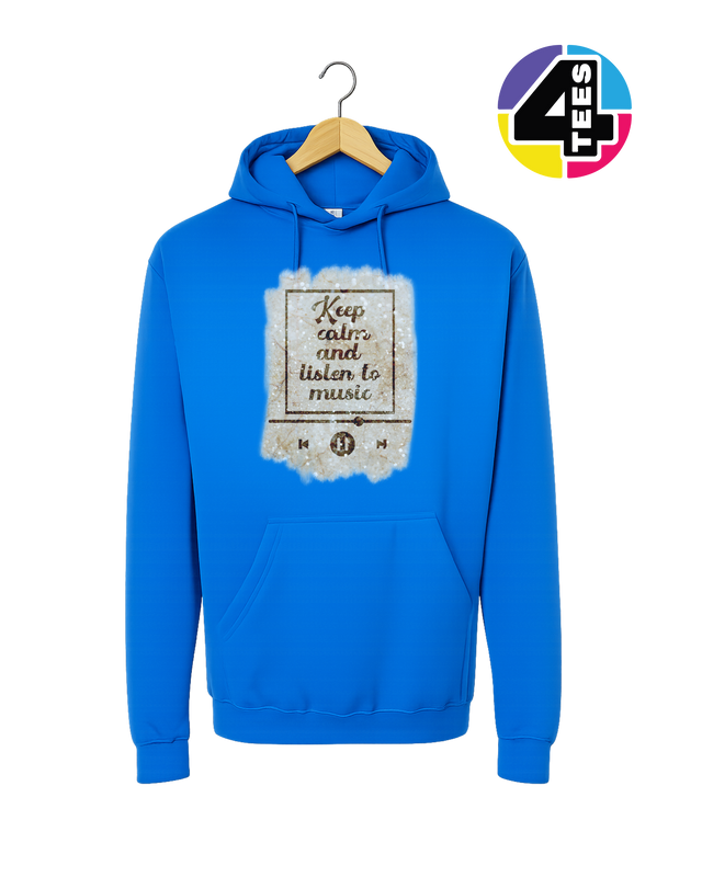 Keep Calm & Listen to Music Hoodie